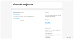 Desktop Screenshot of alistairsutton.wordpress.com