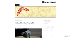 Desktop Screenshot of boomerangsjc.wordpress.com