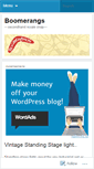 Mobile Screenshot of boomerangsjc.wordpress.com