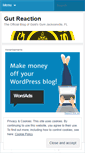 Mobile Screenshot of gutreaction.wordpress.com