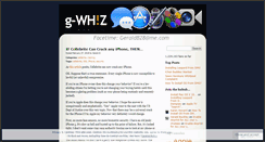 Desktop Screenshot of gwhiz.wordpress.com