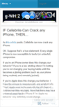 Mobile Screenshot of gwhiz.wordpress.com