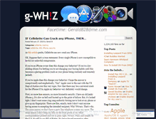 Tablet Screenshot of gwhiz.wordpress.com