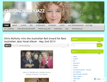 Tablet Screenshot of chrismcnultyjazz.wordpress.com