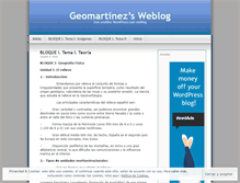 Tablet Screenshot of geomartinez.wordpress.com