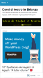Mobile Screenshot of corsiteatrobrianza.wordpress.com