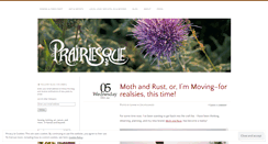 Desktop Screenshot of prairiesque.wordpress.com