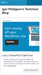 Mobile Screenshot of philippov.wordpress.com