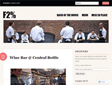 Tablet Screenshot of ftwopercent.wordpress.com