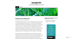 Desktop Screenshot of bwright161.wordpress.com