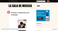 Desktop Screenshot of lasalademusica.wordpress.com