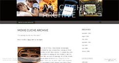 Desktop Screenshot of movieclichearchive.wordpress.com