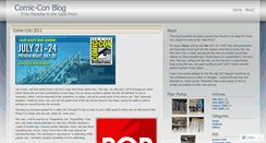 Desktop Screenshot of comiccon.wordpress.com