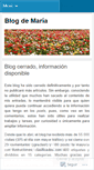Mobile Screenshot of mariacvg.wordpress.com