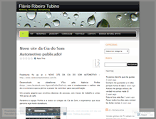 Tablet Screenshot of ftubino.wordpress.com