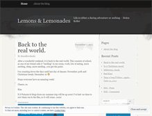 Tablet Screenshot of lemonsandlemonades.wordpress.com