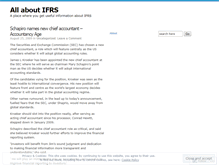 Tablet Screenshot of ifrsspace.wordpress.com