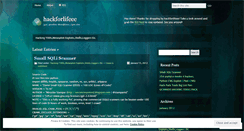 Desktop Screenshot of hackforlifeee.wordpress.com
