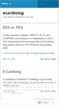 Mobile Screenshot of ecardiolog.wordpress.com