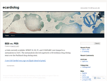 Tablet Screenshot of ecardiolog.wordpress.com