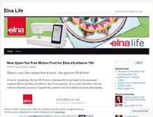 Tablet Screenshot of elnalife.wordpress.com