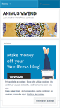 Mobile Screenshot of novusanimusvivendi.wordpress.com