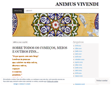 Tablet Screenshot of novusanimusvivendi.wordpress.com