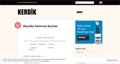 Desktop Screenshot of kerdik.wordpress.com