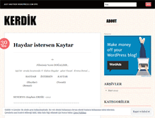 Tablet Screenshot of kerdik.wordpress.com