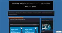 Desktop Screenshot of deadlyprescriptionsradioshow.wordpress.com