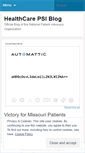 Mobile Screenshot of healthcarepsiblog.wordpress.com