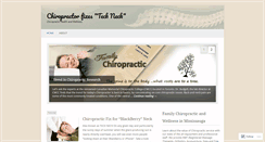 Desktop Screenshot of chiropractormississauga.wordpress.com