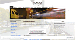 Desktop Screenshot of maxfaqs.wordpress.com