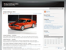 Tablet Screenshot of dodgechallenger2011.wordpress.com