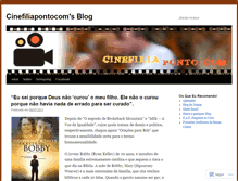 Tablet Screenshot of cinefiliapontocom.wordpress.com