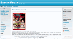 Desktop Screenshot of majalahpesonawanita.wordpress.com