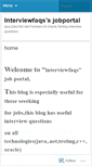 Mobile Screenshot of interviewfaqs.wordpress.com