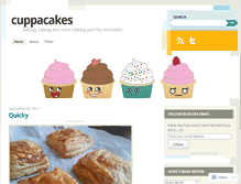 Tablet Screenshot of cuppacakes.wordpress.com