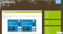Desktop Screenshot of bilderseiten.wordpress.com