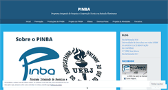 Desktop Screenshot of pinba.wordpress.com