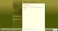 Desktop Screenshot of evaollino.wordpress.com