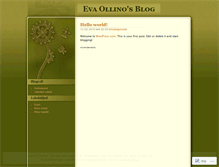 Tablet Screenshot of evaollino.wordpress.com