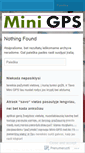 Mobile Screenshot of minigps.wordpress.com