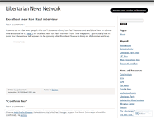 Tablet Screenshot of libnewsnet.wordpress.com