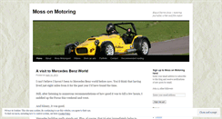 Desktop Screenshot of mossonmotoring.wordpress.com