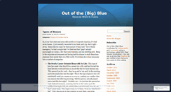 Desktop Screenshot of outofthebigblue.wordpress.com