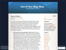 Tablet Screenshot of outofthebigblue.wordpress.com