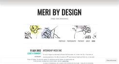 Desktop Screenshot of merigbydesign.wordpress.com