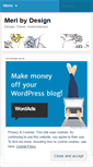 Mobile Screenshot of merigbydesign.wordpress.com