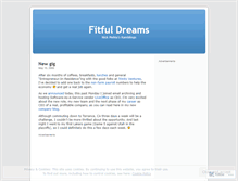 Tablet Screenshot of fitfuldreams.wordpress.com